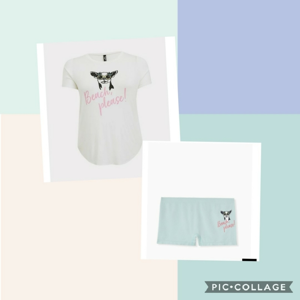 🆕 4X Cute 'Beach Please' PJ Set 🏖️